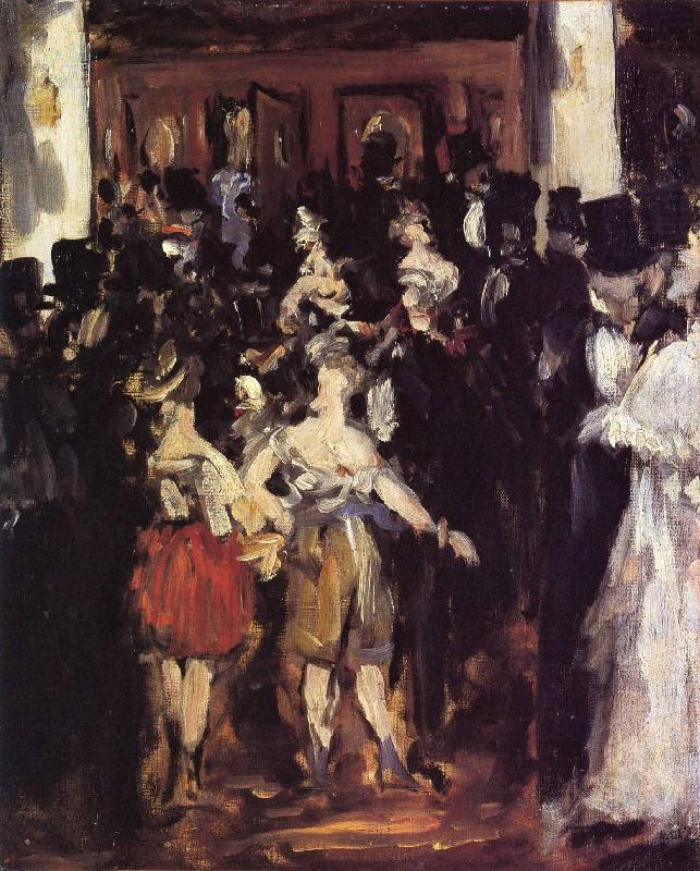 Le bal de lOpera, Edouard Manet